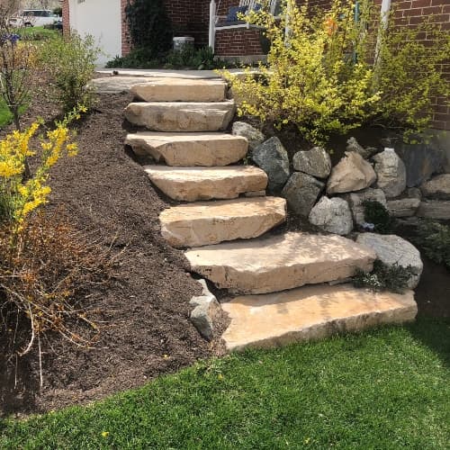 Landscaping stairs